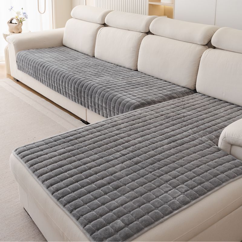 Washer Toss Set - Plush Plaid Sofa Cushion Non-slip Universal