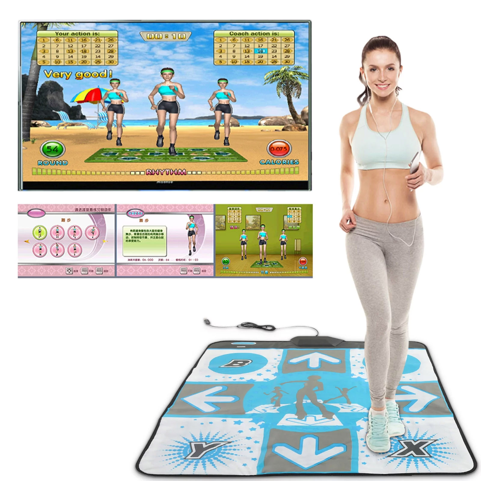 Party Games Nintendo - Non-Slip Party Single Dancing Pad Dance