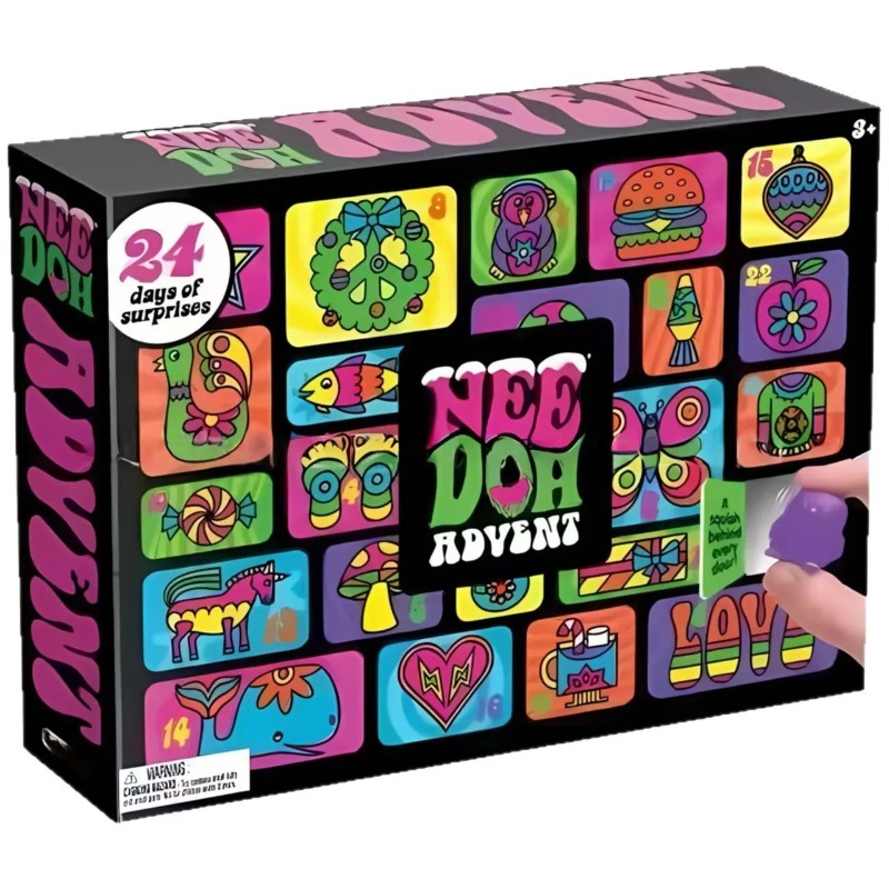 Party Games New Year - Surprise Blind Box Needoh Advent Calendar