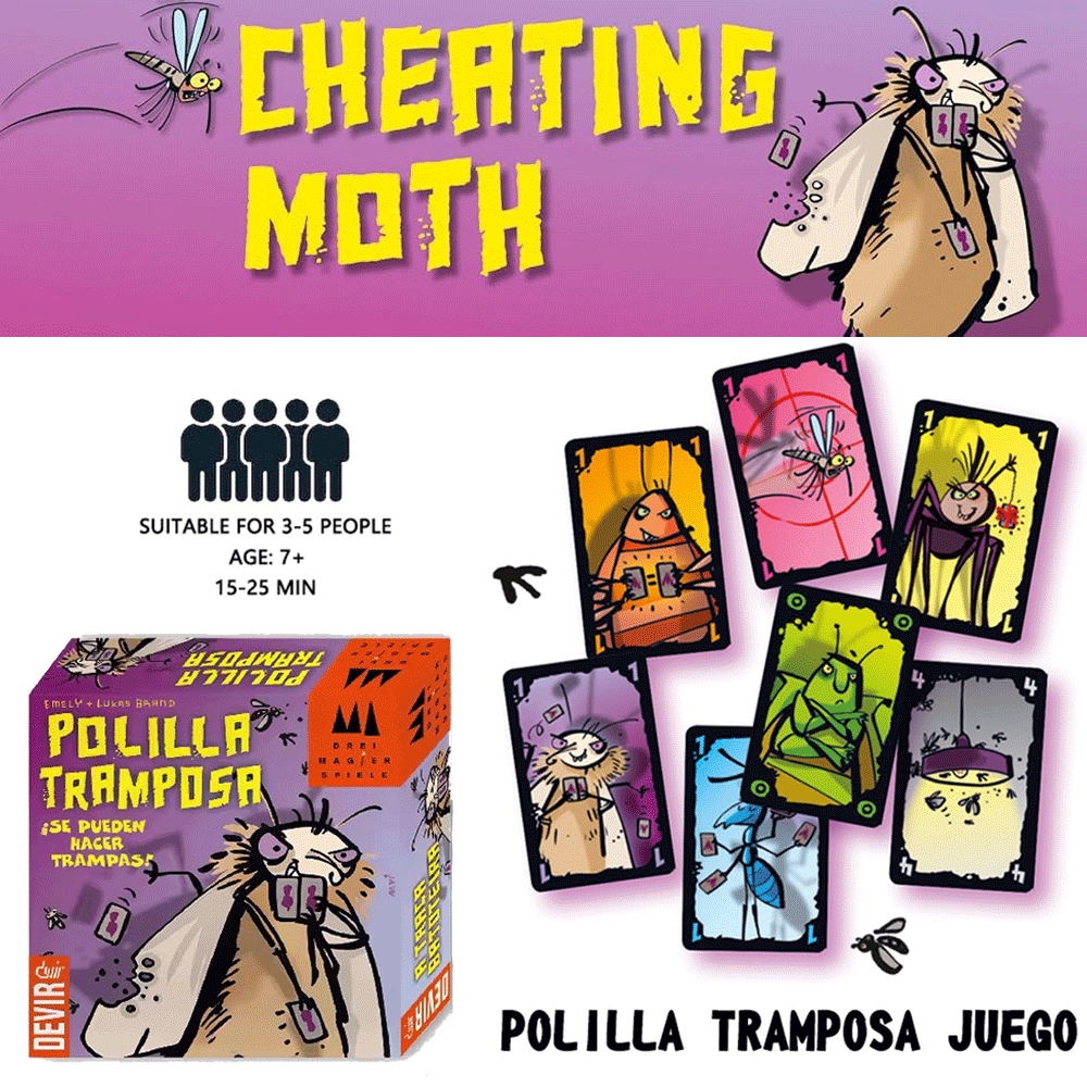 Party Games Juegos De Mesa - Polilla Tramposa Board Games The Cheating