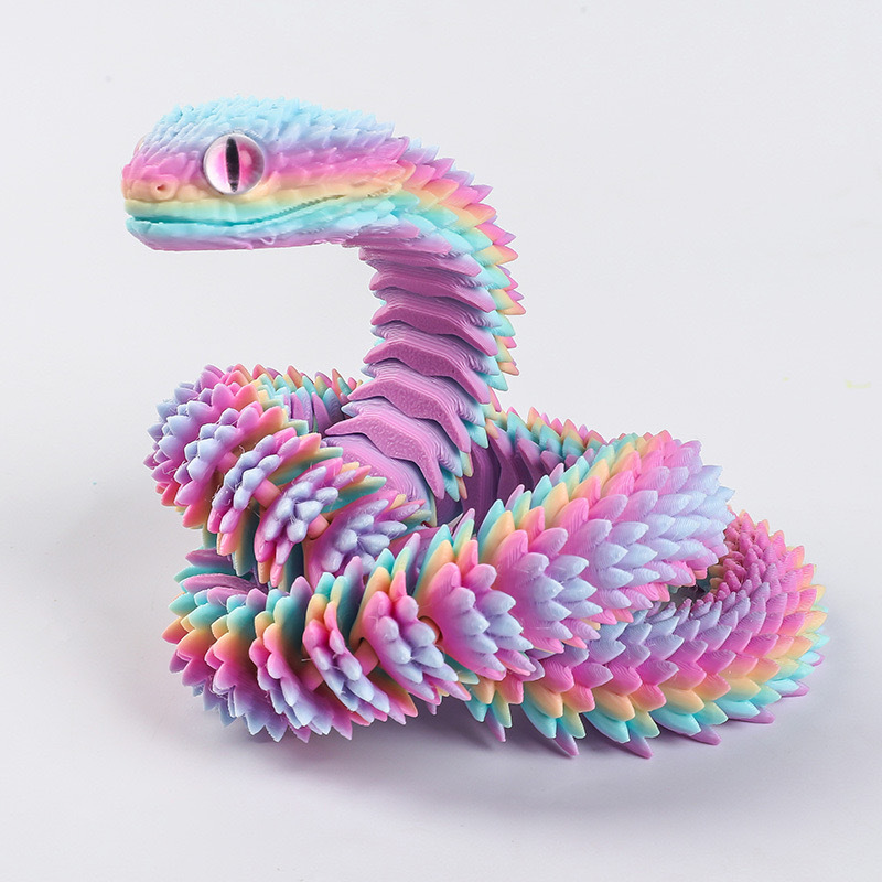 2026 New 3D Printed Snake Real - огляд і ціна Party Games New Year