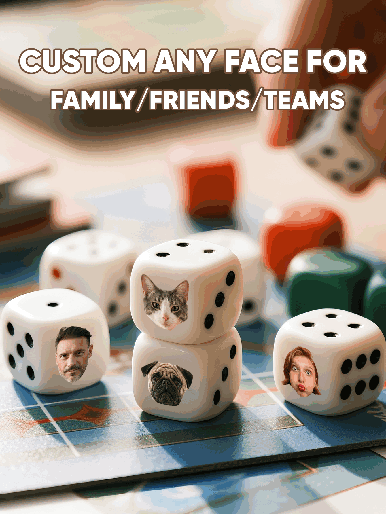 Custom Face Dice Personalized  - огляд і ціна Party Games For Adults