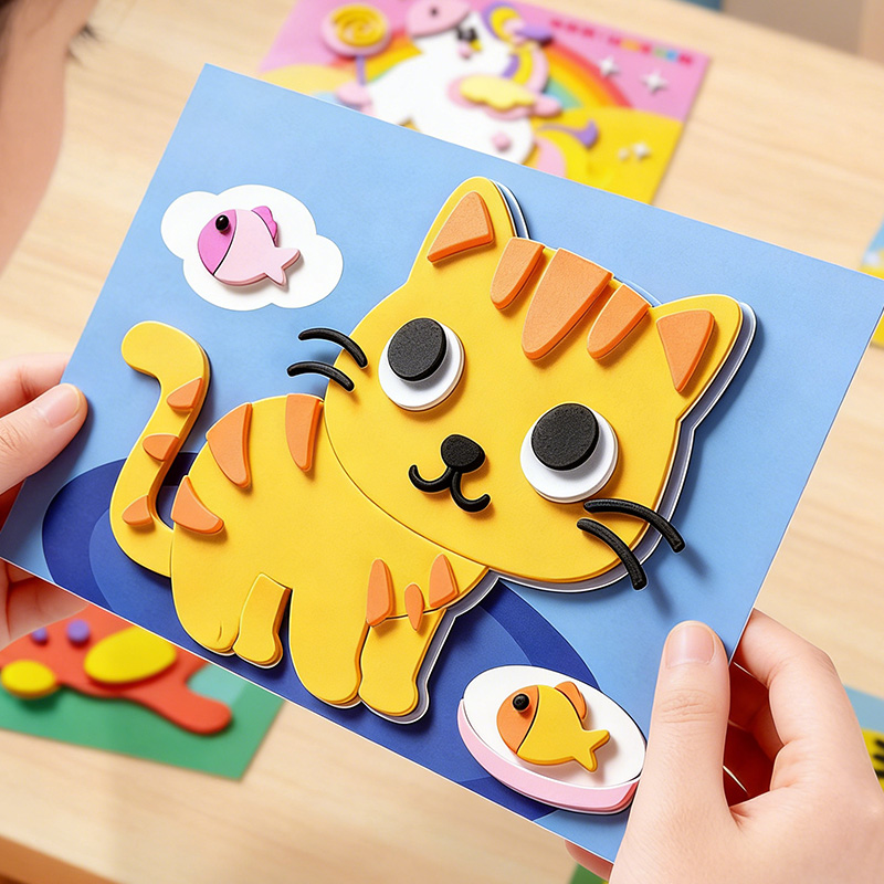 Children's 3D Stickers, 10 Ran - огляд і ціна Party Games New Year