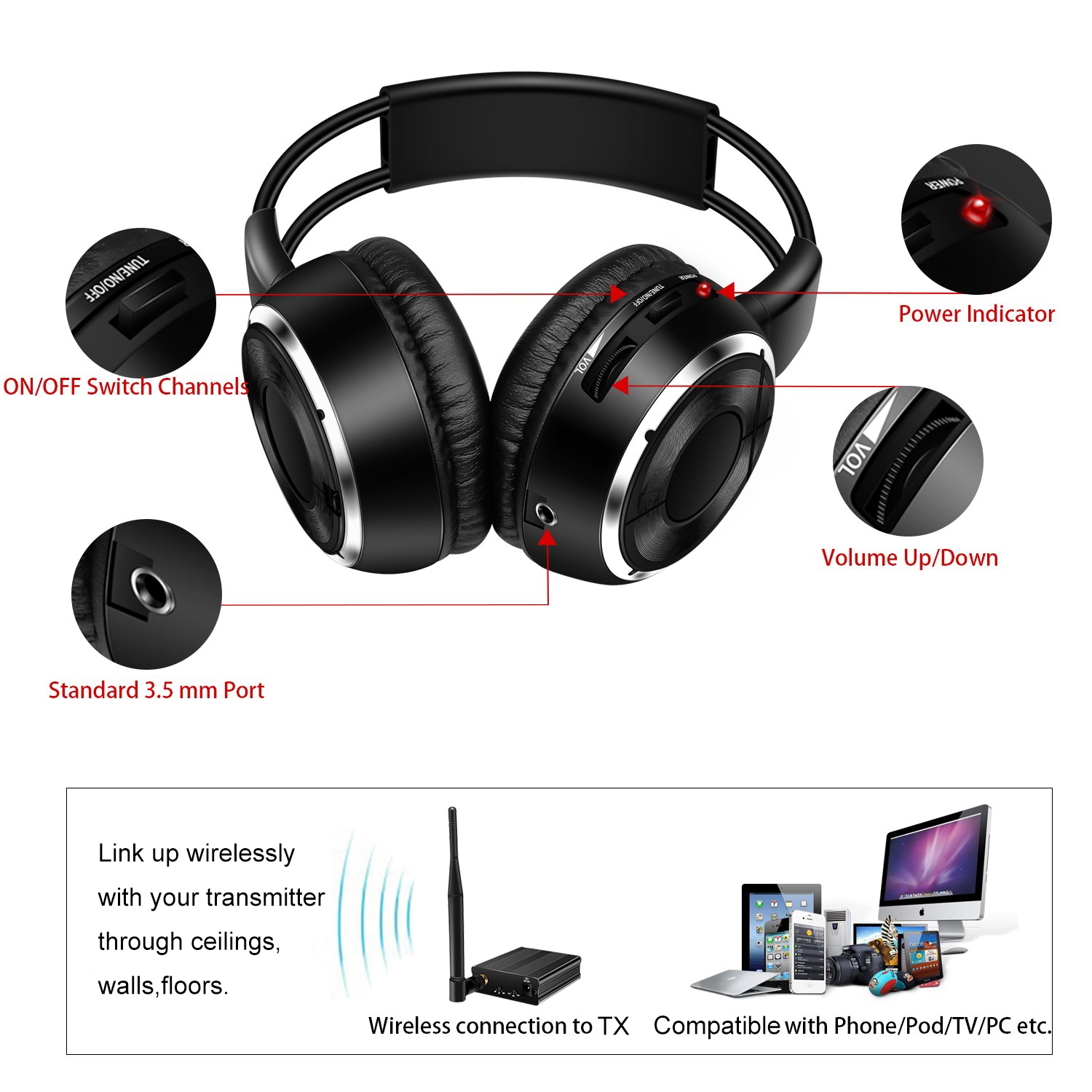 25pcs-Pack Foldable Silent Dis - огляд і ціна Party Games Phone