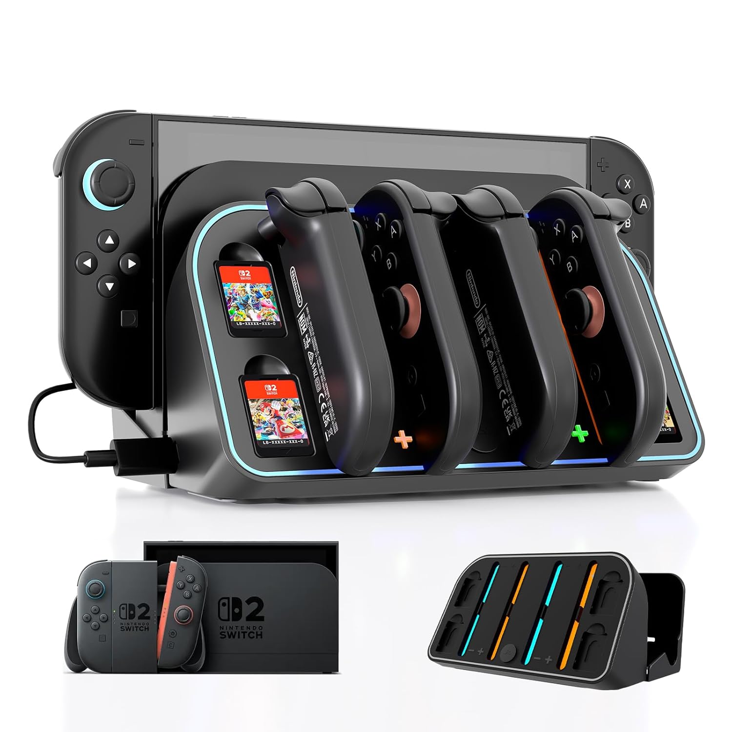 Wall Mount Charging Dock for N - огляд і ціна Party Games Nintendo
