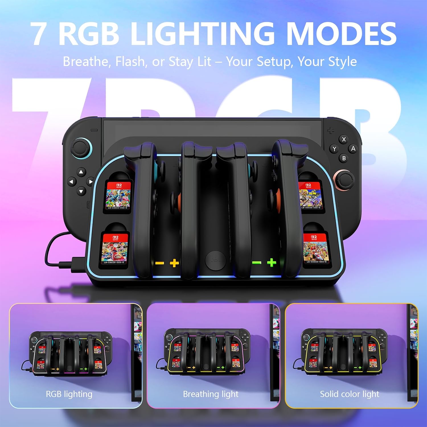 Wall Mount Charging Dock for N - огляд і ціна Party Games Nintendo