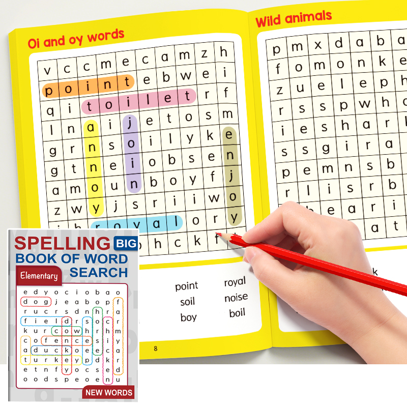 32-Page Word Search Game Book, - огляд і ціна Party Games New Year