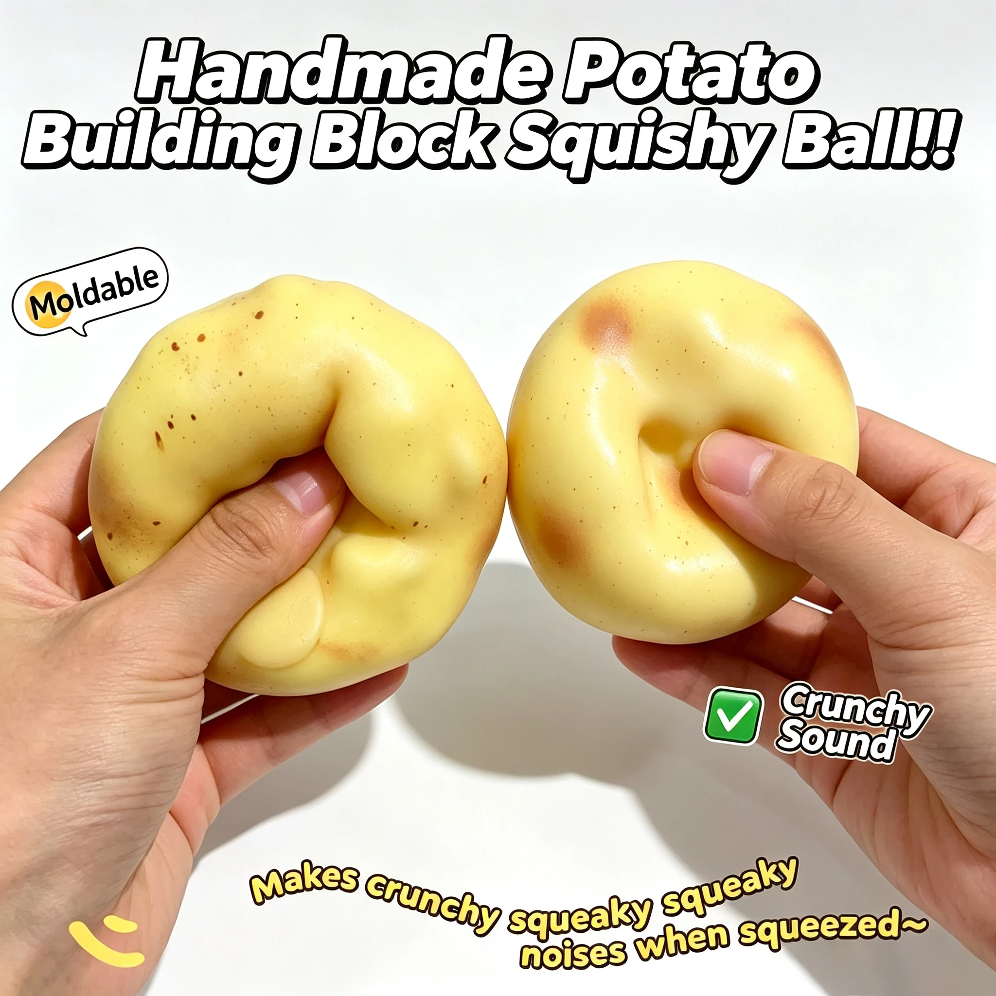 Crunchy Potato Squishy Stress  - огляд і ціна Party Games For Adults