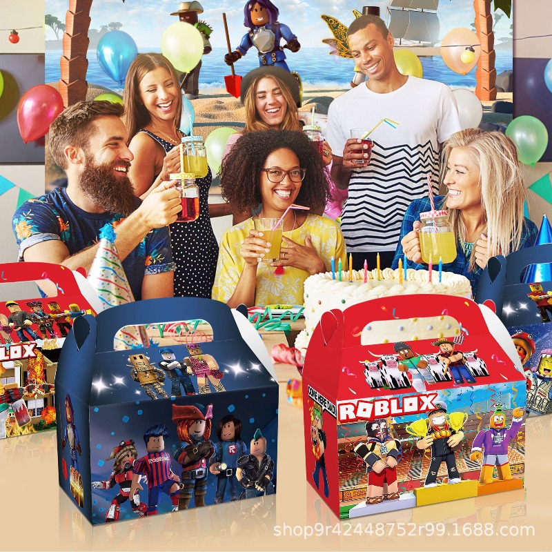 12Pcs/Set Roblox Theme Game Bi - огляд і ціна Party Games In Roblox
