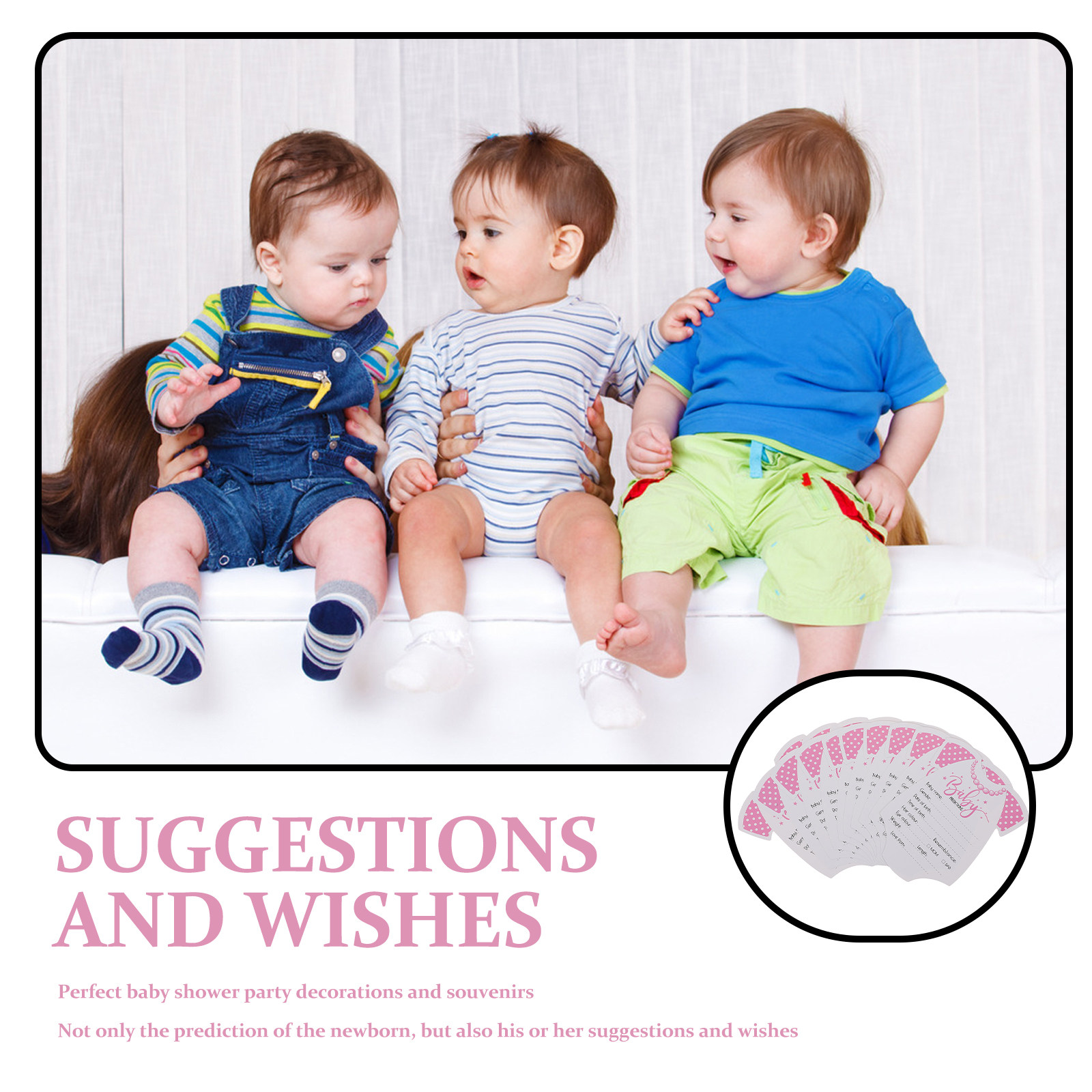 20Pcs Baby Shower Prediction A - огляд і ціна Party Games Meaning