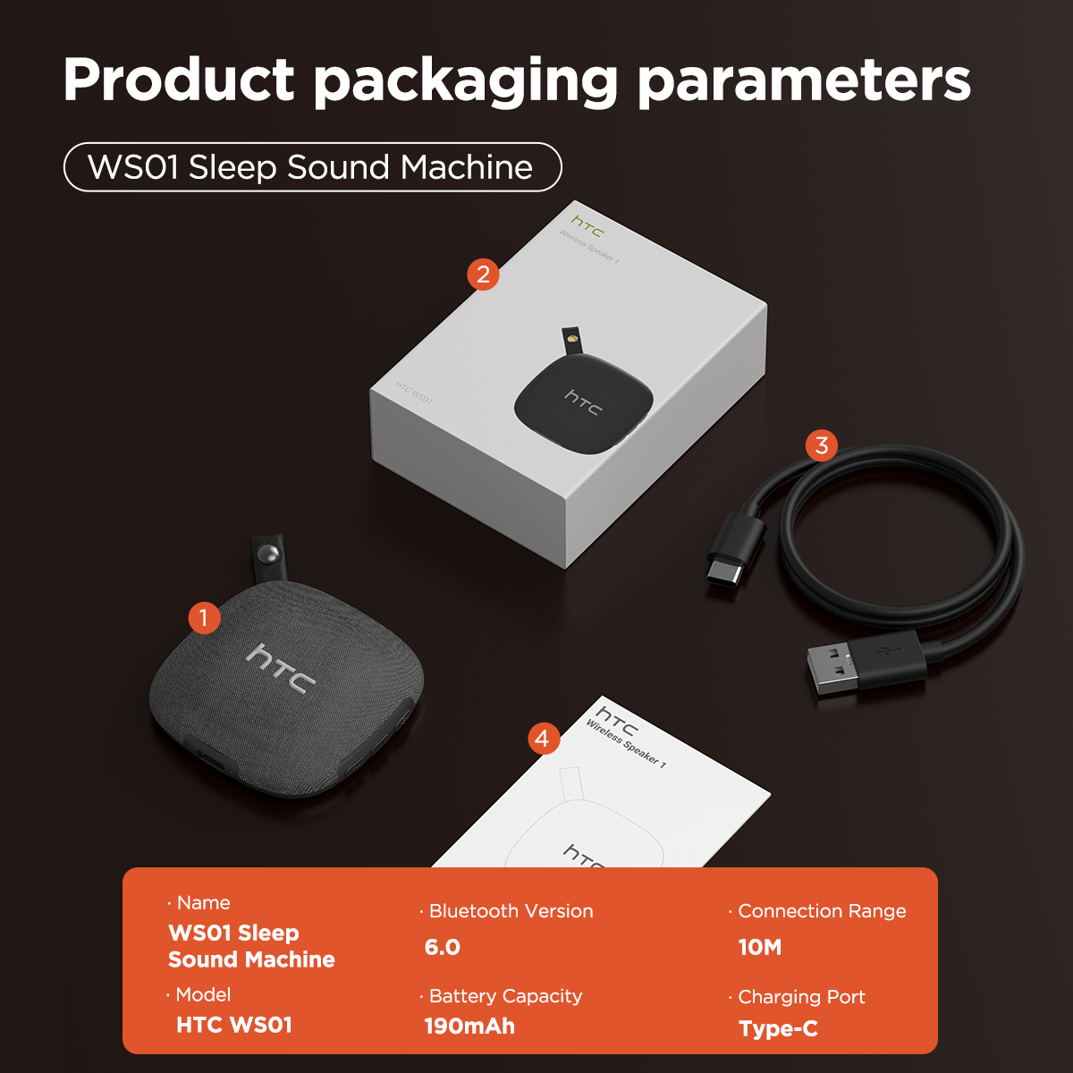 HTC WS01 Speaker Sleeping Aid  - огляд і ціна Party Games Phone