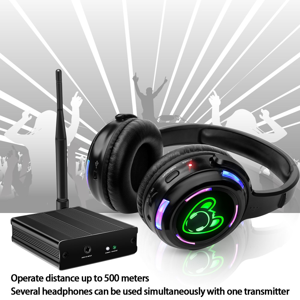 Silent Disco Headphone System  - огляд і ціна Party Games Phone