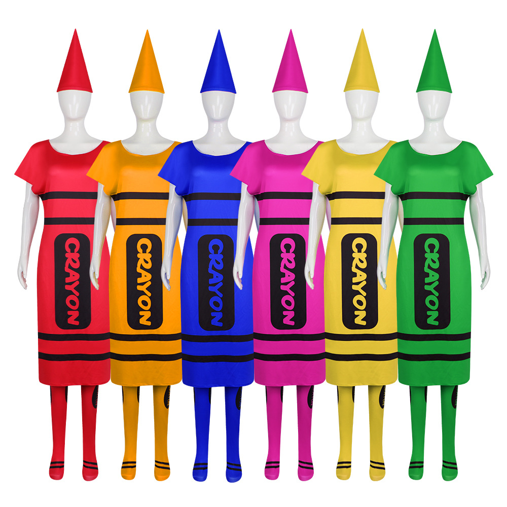 Halloween Women Crayon Cosplay - огляд і ціна Party Games Adults Funny