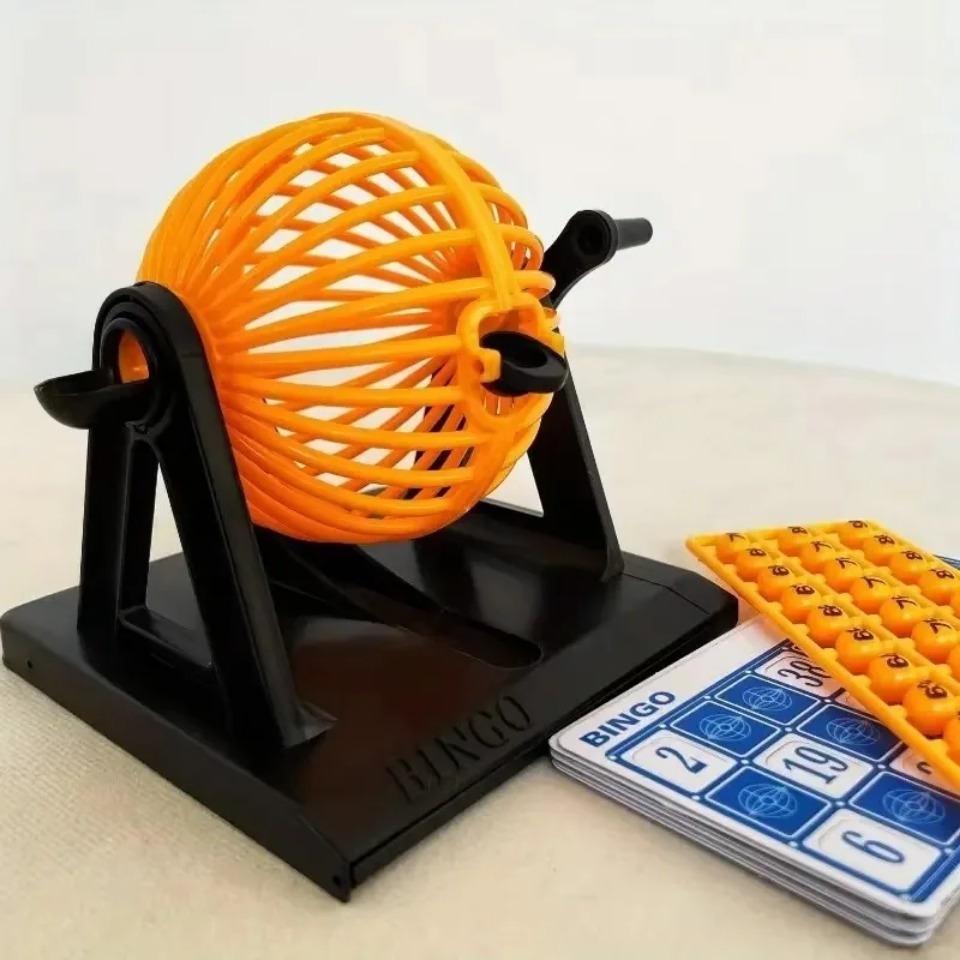 Deluxe Bingo Game Set with Cag - огляд і ціна Party Games Juegos De Mesa