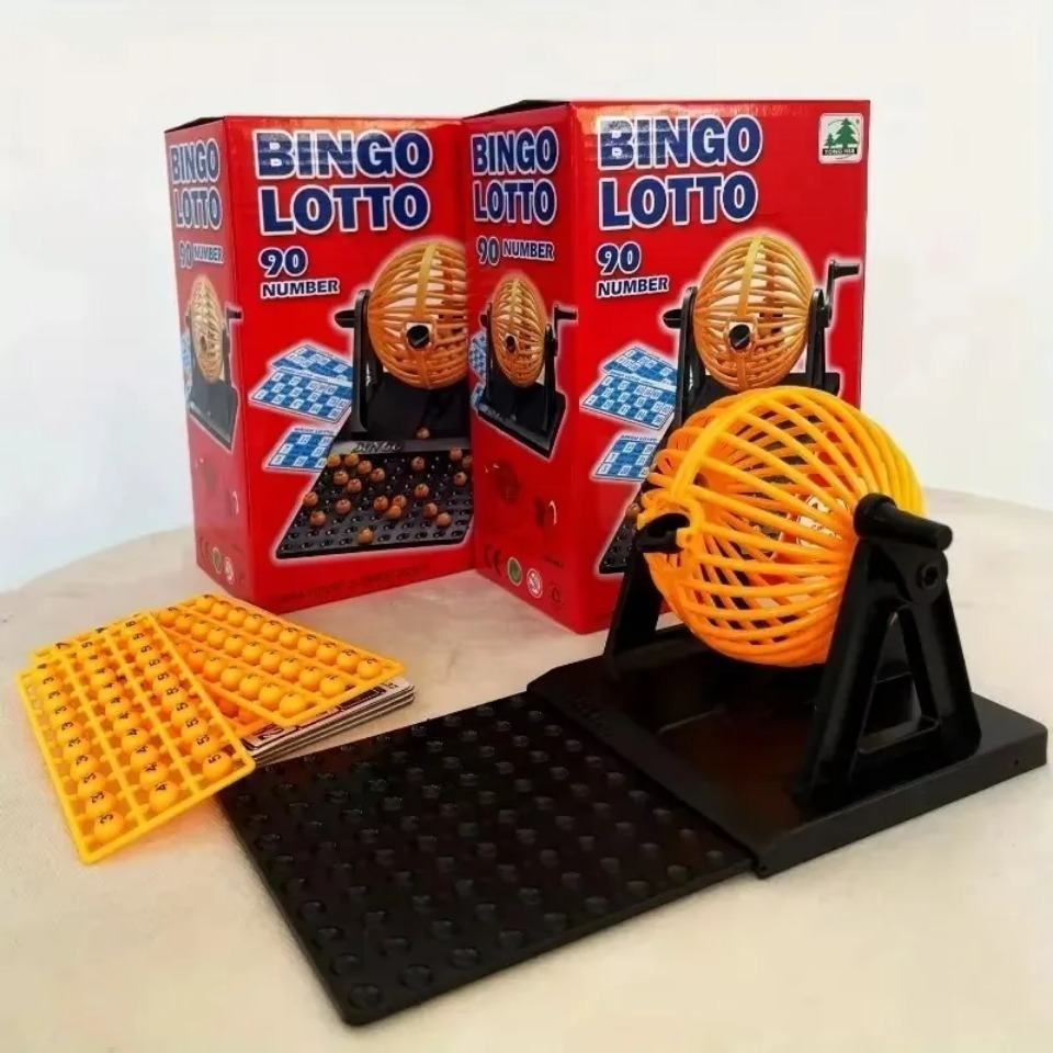 Deluxe Bingo Game Set with Cag - огляд і ціна Party Games Juegos De Mesa