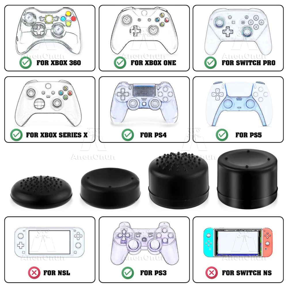 8PCS Thumb Grip Caps Controlle - огляд і ціна Party Games Playstation