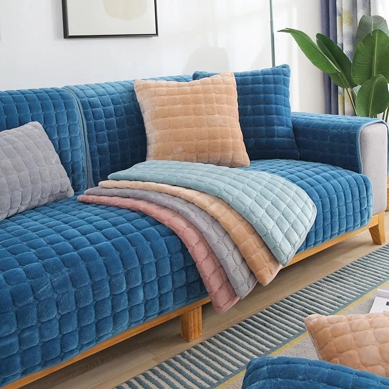 Velvet Sofa Cover Universal Pl - огляд і ціна Washer Toss Set
