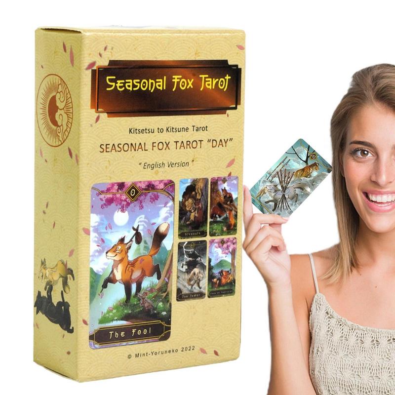 78pcs Tarot Cards Seasonal Fox - огляд і ціна Party Games Meaning