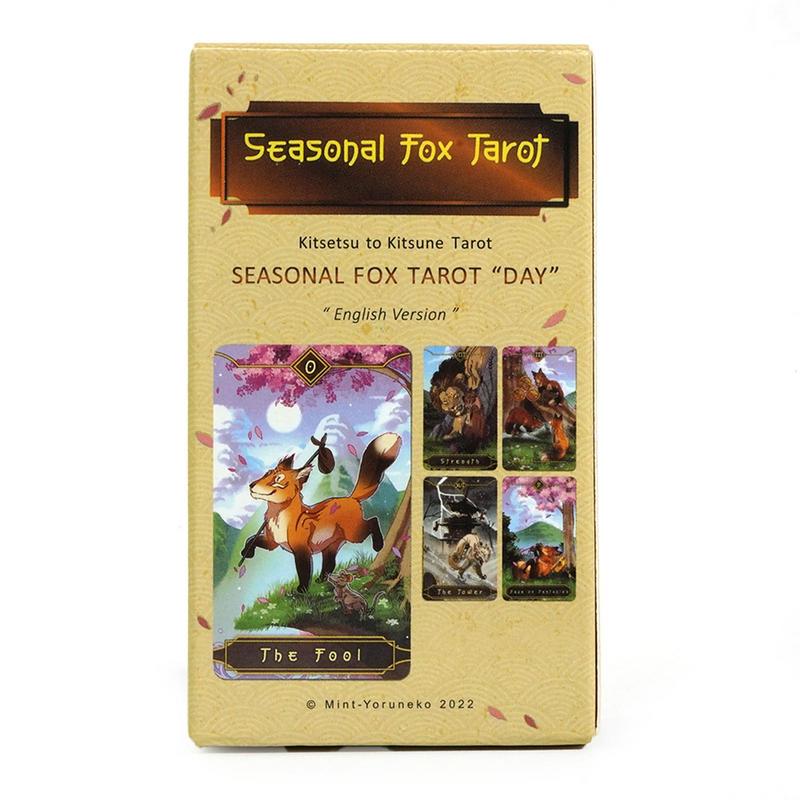 78pcs Tarot Cards Seasonal Fox - огляд і ціна Party Games Meaning