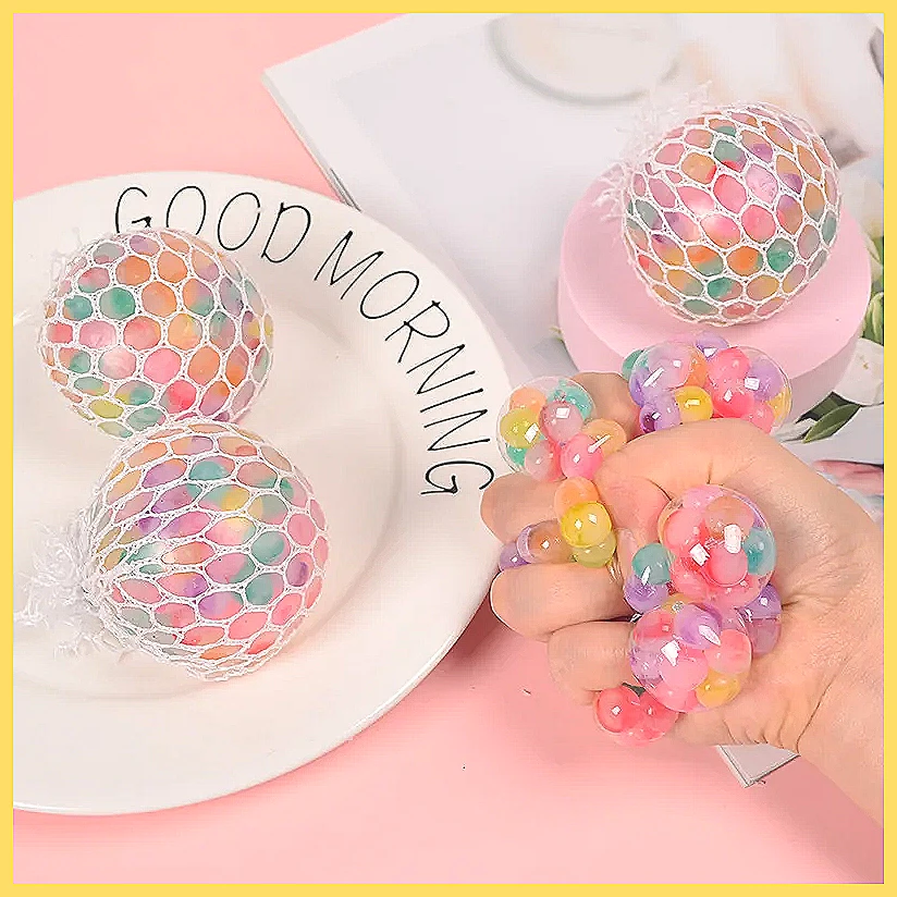 Rainbow Bead Squishy Fidget Ba - огляд і ціна Party Games Adults Funny