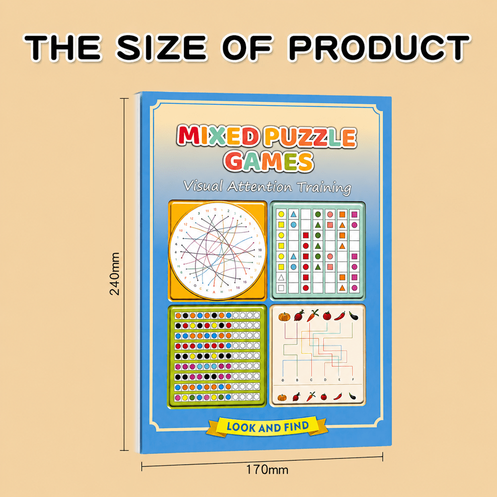Mixed Puzzle Games Workbook 32 - огляд і ціна Party Games New Year