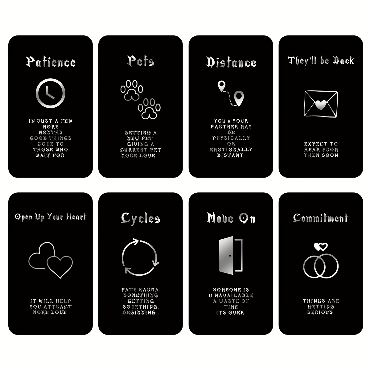 40/54 Sheets Tarot Set,Perfect - огляд і ціна Party Games Meaning